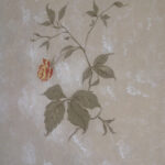 Restaurierung einer denkmalgeschützten Rose in Karlsruhe.