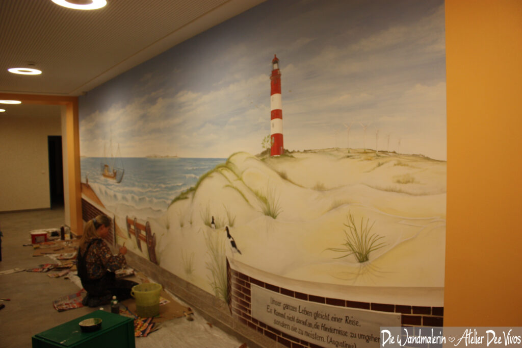 Illusionsmalerei für eine Behinderteneinrichtung in Norden.