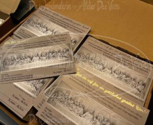 Kunstsiebdruck Abendmahl Haas Echtheitszertifikat Foto 1 Doreen Meyer – HPH Hologramm Leinfelden Eislingen